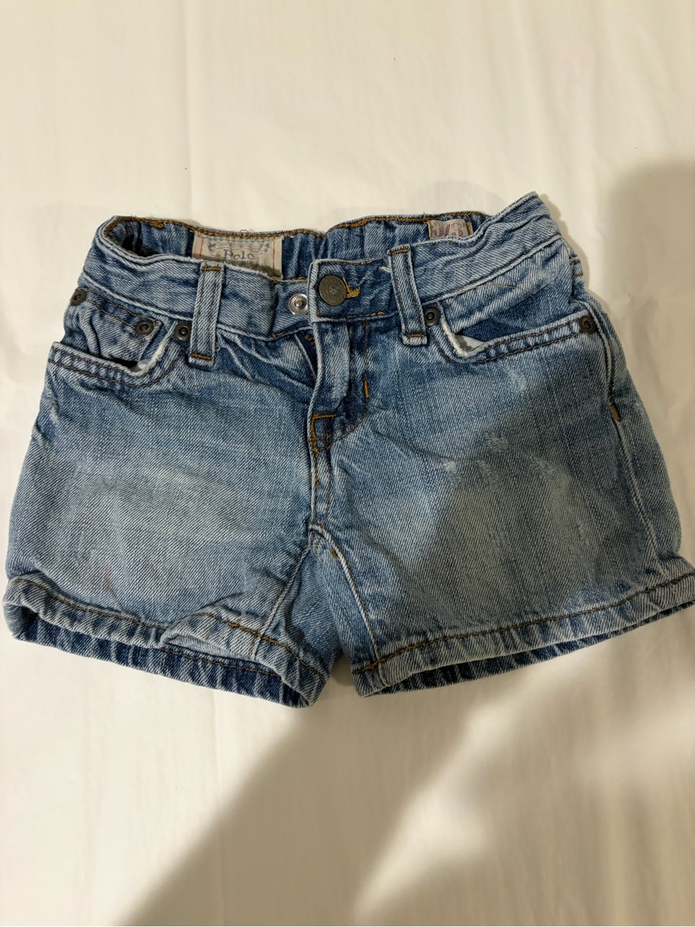 Polo by Ralph Lauren Light Blue Denim Kids Shorts